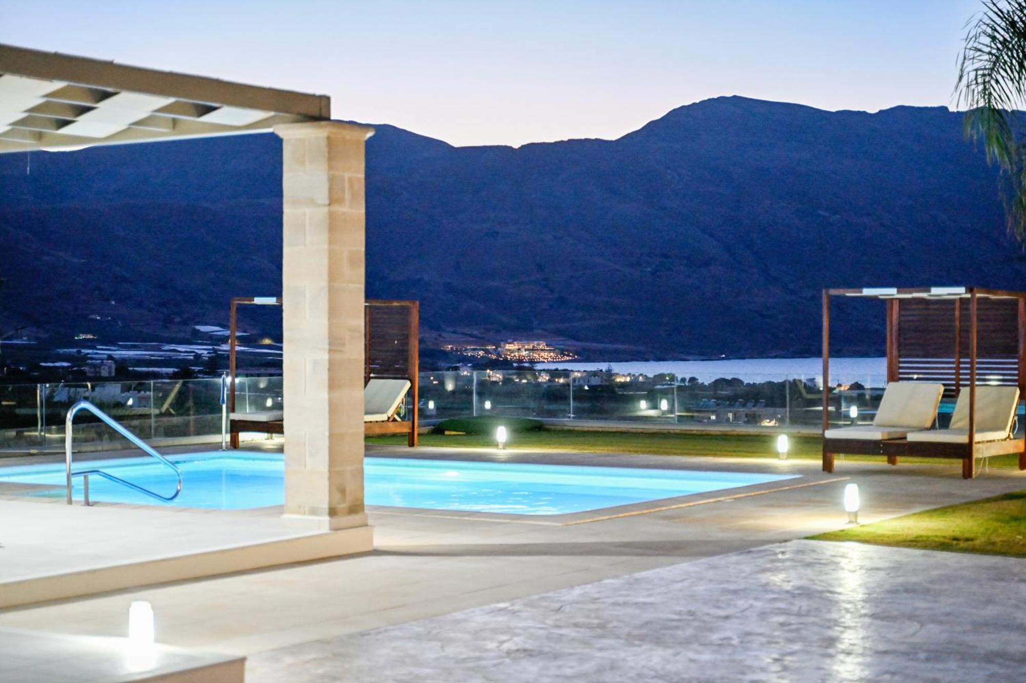 Larimar Luxury Sea View Villa Kissamos Exterior photo